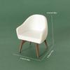 1/12 Dollhouse Mini Armchair Model Living Room Furniture Decoration Dolls House Micro Scene Construction Props