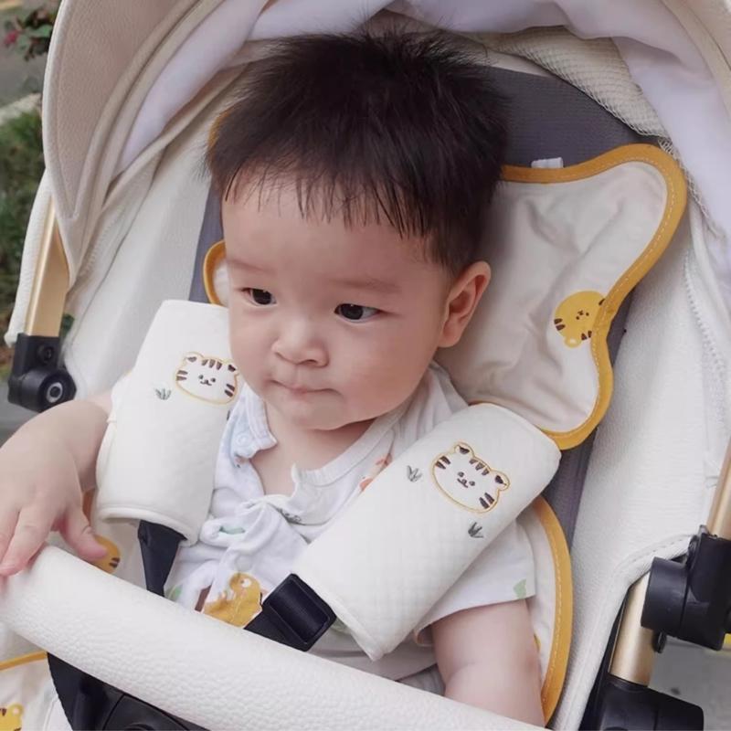 Seatbelt Cover Pads with Animal Pattern Car Safety Belt Strap Cushion Automotive Accessories Shoulder Strap Pad