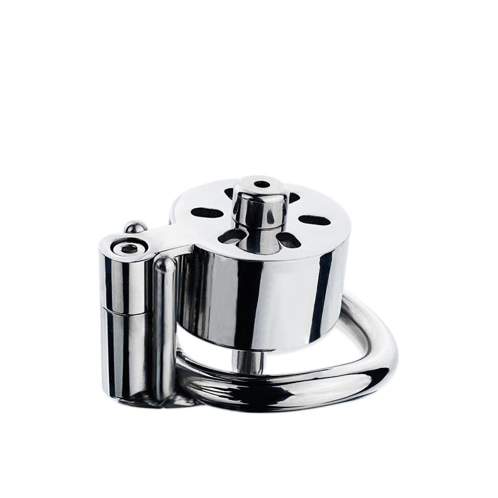 Metal Catheter Stainless Steel CB Lock Chastity Lock Penis Cage Sex Toys Ball Stretcher Cock Ring Sounding Slave