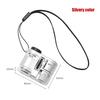 60X Handheld Magnifier Pocket Mini Microscope Magnifying Glass Jewelry Loupe with UV LED Light for Jewelry and Currency Detector
