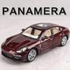 1:24 Porsche Panamera Sports Car Simulation Diecast Metal Alloy Model Car Sound and Light Pull Back Collection Kids Toy Gifts
