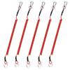 Elastic Steel Wire Keychain Lanyard for Fishing