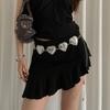 Skirt Styling Punk Dress Belt PU Rivet Belt Fashion Vintage Women's Belt  Jeans Accessories