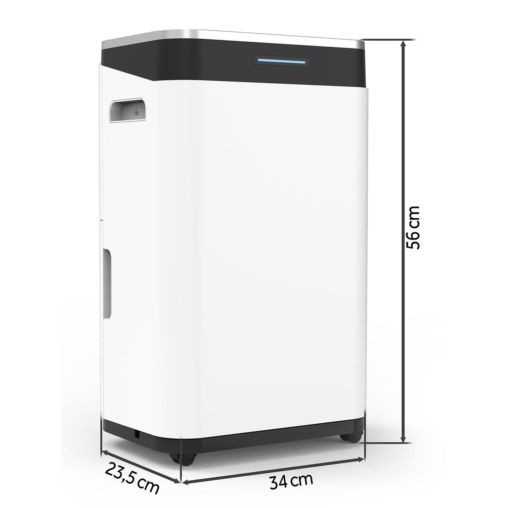 Compressor Air Dehumidifier - Moisture Absorber 25L/24H Hygrostat Berdsen Bd-533 White