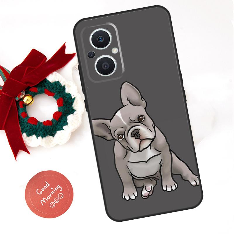French Bulldog Dog Funda For OPPO Reno 8 Lite 10 11 12 13 14 Pro 11F 12F 13F 14F OPPO Find X8 X5 X6 X9 Pro Case
