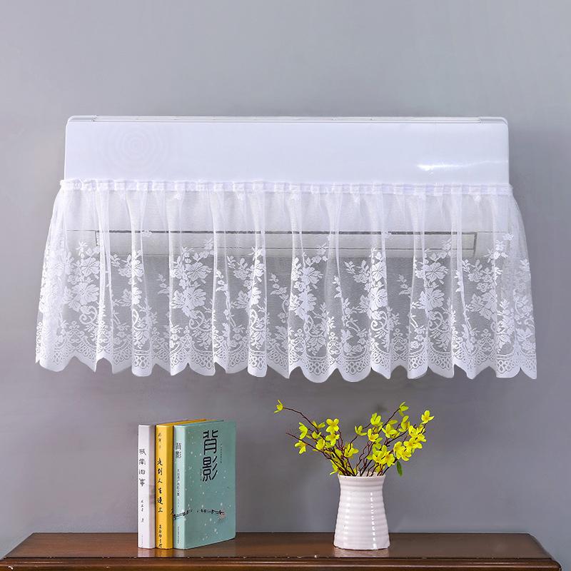 1PC Windshield Curtain Bedroom Air Conditioner Cover Cloth Dust-proof Lace Anti-direct Blowing Air Conditioner Household