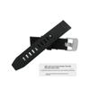 23mm Luminox Minox8831.KM Silicone Watch Strap with Scale Pattern