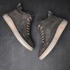 Men's Fashion High Top Ankle Boots Autumn Winter Genuine Leather Casual Retro Desert Sneakers