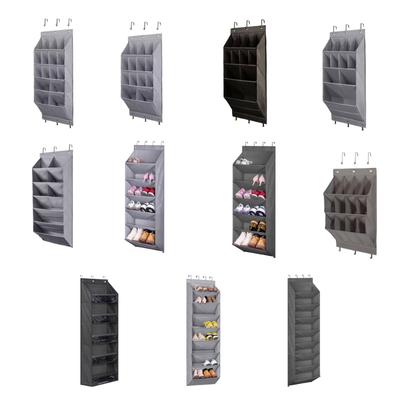 Over the Door Shoe Organiser Door Shoe Rack with Multi Deep Pockets for Multi Pairs of Shoes Hanging Shoe Cabinet
