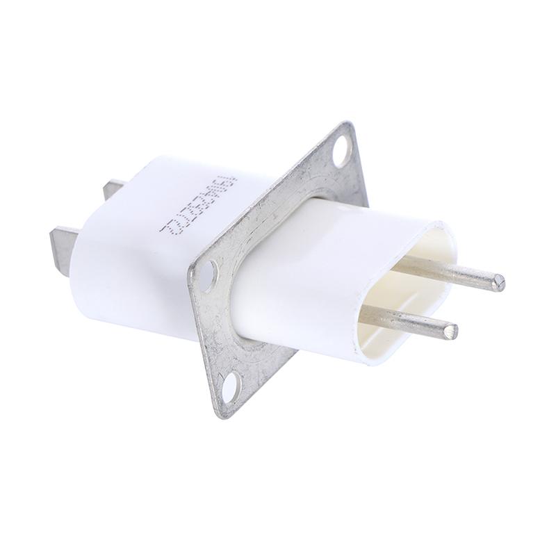 2Pcs Microwave Oven Magnetron W/ Through-Core Capacitor Pin Sockets Converter