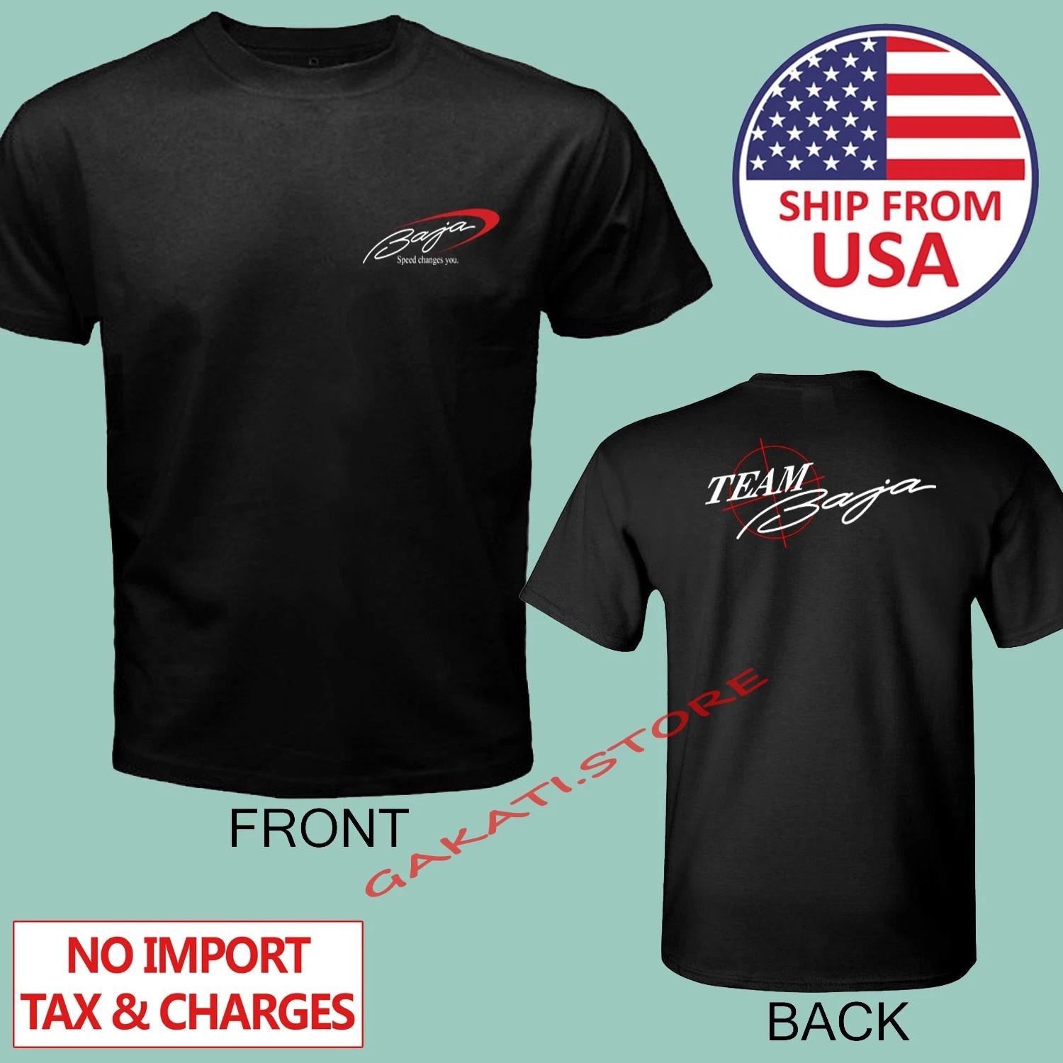 Team Baja Boats Racing Powerbooats Men s Black Size S to 5XL M