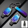 RPO5   Leather Car Key Case Fob for Mercedes Benz A B C S Class AMG GLA CLA GLC W176 W221 W204 W205 Suede Car Key Cover Bag