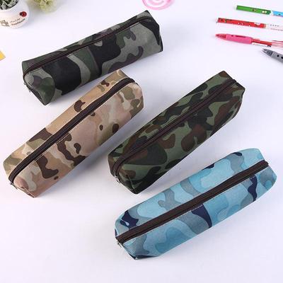Creative Camouflage Large Capacity Oxford Cloth Pencil Case - Fashionable and Dirt-Resistant for Students and Military Training