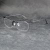 Japan ACT Series Replica Big Face Pure Titanium Glasses Frame Men Ultra-light Square Half Rim Eyeglasses Formal Occasion Eyewear