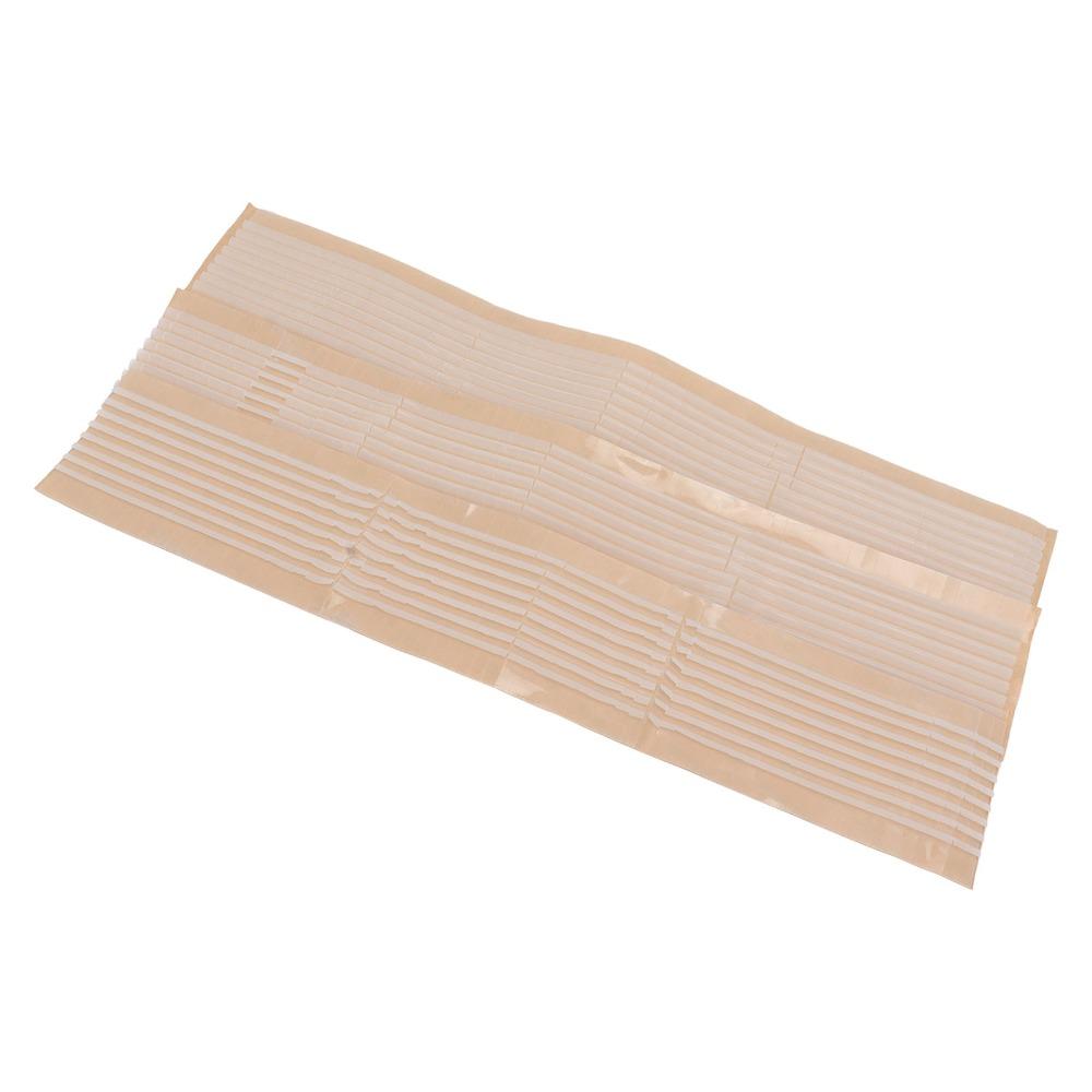 200Pcs Transparent Non Slip Hanger Strips Silicone 0.6x7cm Self Adhesive Hanger Grips Silicone Hanger Pads For Clothes