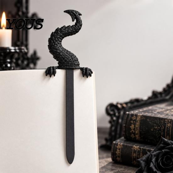 Gift for Birthday And Holidays 3D Printed Dragon Tail Bookmark, Retro Durable PLA Reading Marker, Desktop Ornament Bookshelf Unique Fantasy