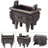 1Pc Mini Multi Function Incense Stick Burner Holder Censer for Home Office Hotel(Bronze)