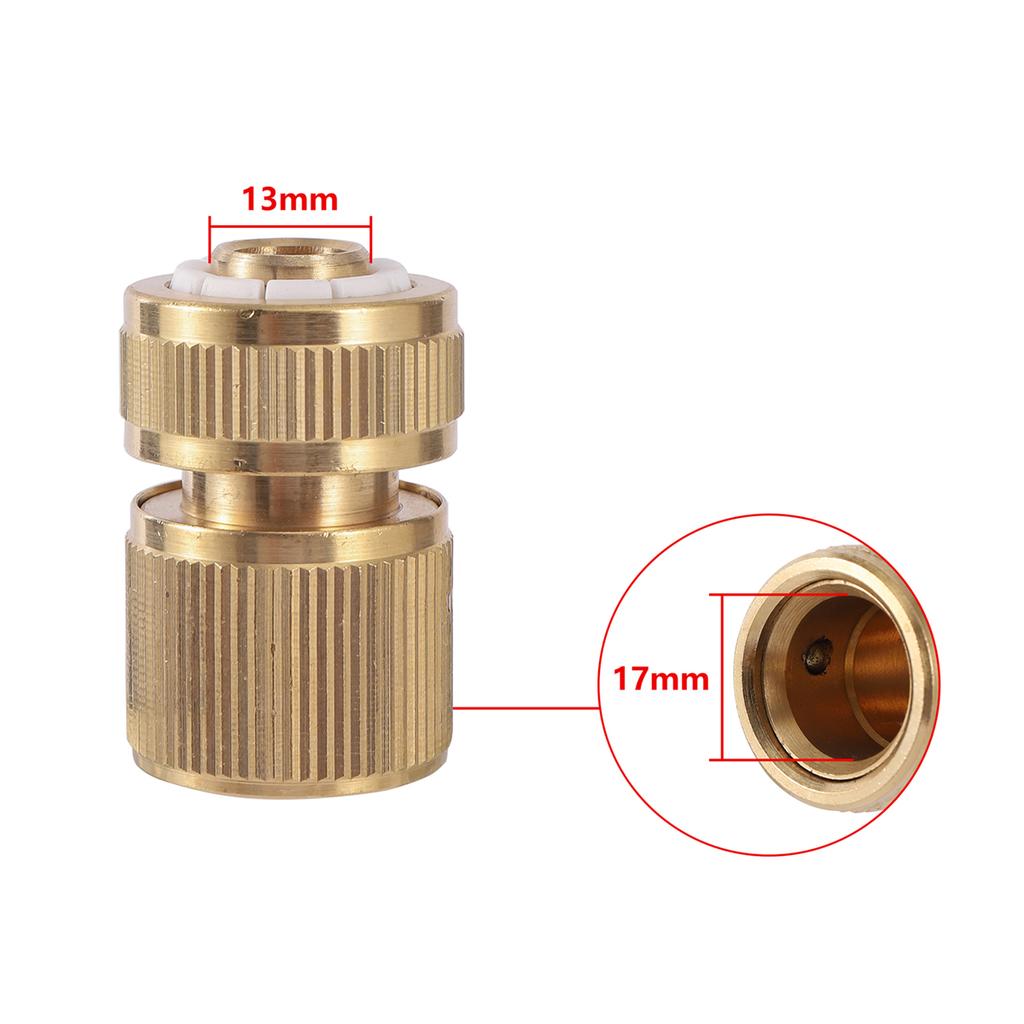1Set/4Pcs 16mm Nipple Interface High-Pressure Copper Spray Gun 3 Modes Adjustable Garden Lawn Irrigation Car Washing Water Gun
