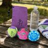 Set of 3 Retro Style Foot Shuttlecock Sandbags 6cm Diameter with Drawstring Storage Bag for Outdoor and Indoor Play