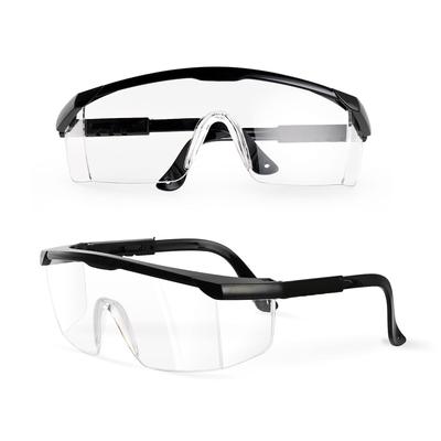 PPE Safety Glasses for Men and Women Adjustable, ANSI Z87 Anti-fog Eyewear with Scratch Resistant Clear Wraparound Lenses