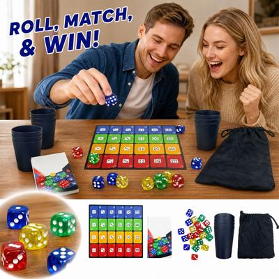 Interactive Dice Board Set for Family Party Night