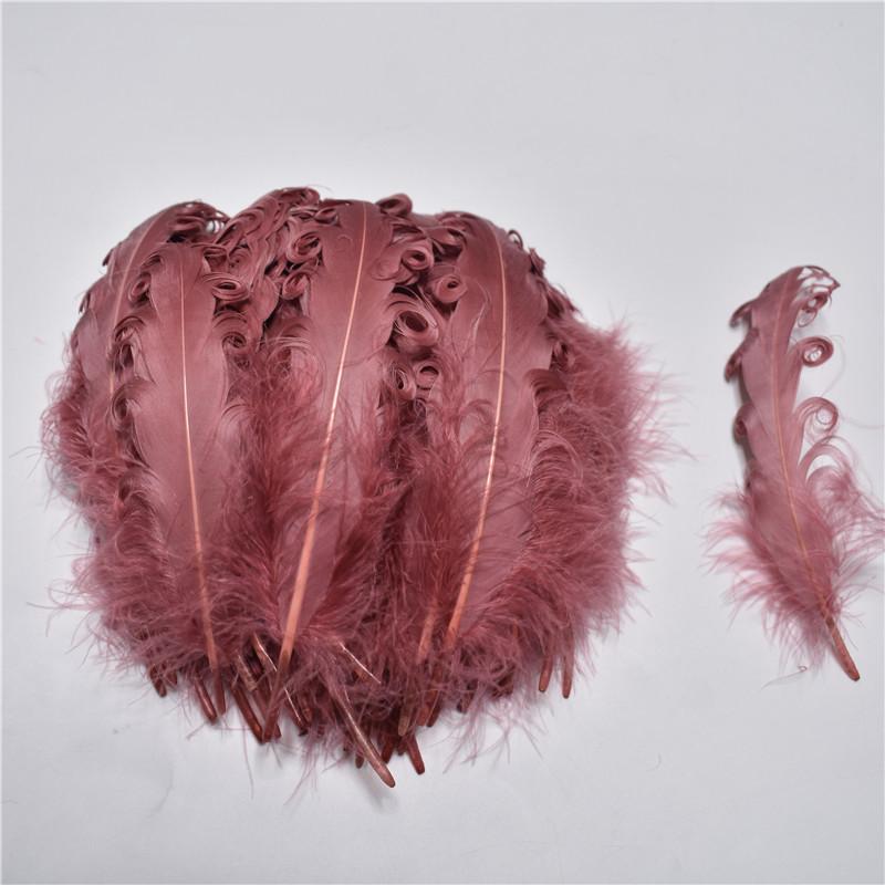 20/100pcs Colorful Curly Goose Feathers for Craftsdiy Jewelry Making Christmas Wedding Centerpiece Hat Plumas Decorativas13-18cm