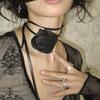 Fashion Silk Rose Flower Collar Choker Necklace Neck Chain Jewelry for Women