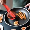Silikon Küchenzange Antihaft Steakspatel Eier Pfannkuchen Bratwender Große Öffnung Küchenkochschaufel für Grillzange