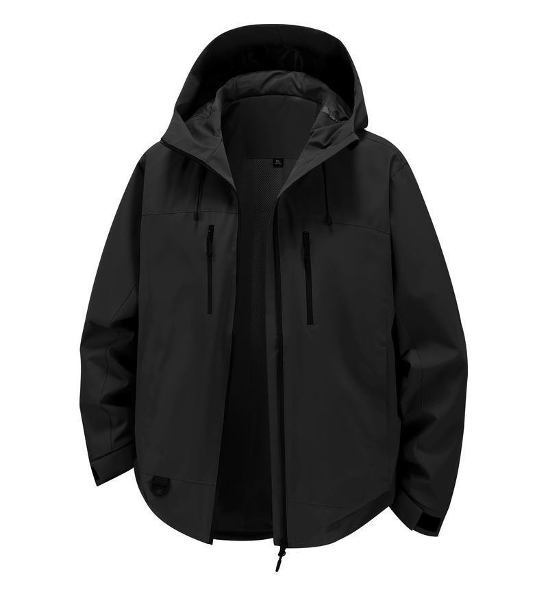 Unisex Outdoor Waterproof Windproof Jacket – Lightweight, Stylish Shell for Cycling, Hiking, and Sports XL