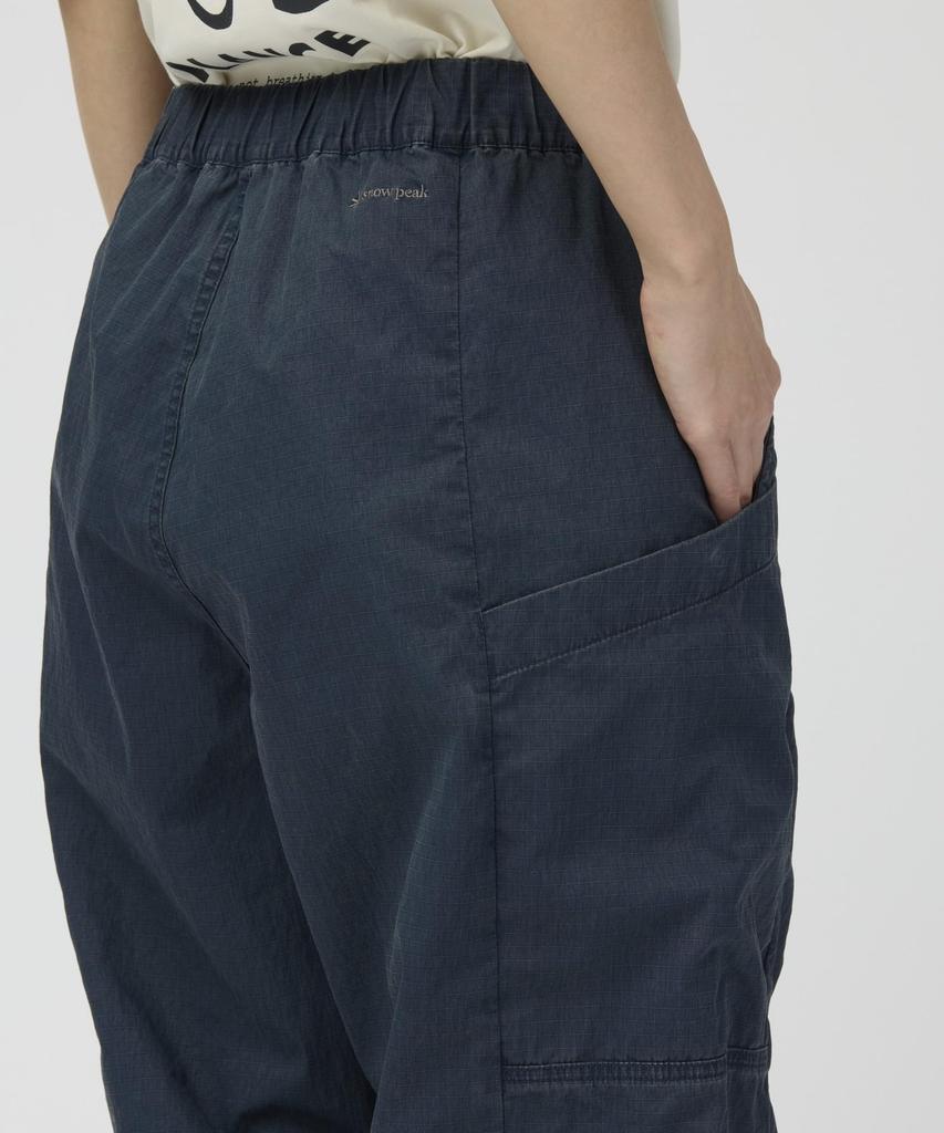Snow Peak Pigment Washed Pants Washed Size L (Pigment Dyed, Finish) - Men's & Women's - Navy
