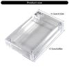 Clear Acrylic Carrying Box Case with Magnetic Closure for Analogue Pocket Game Consoles Dustproof Protections Box