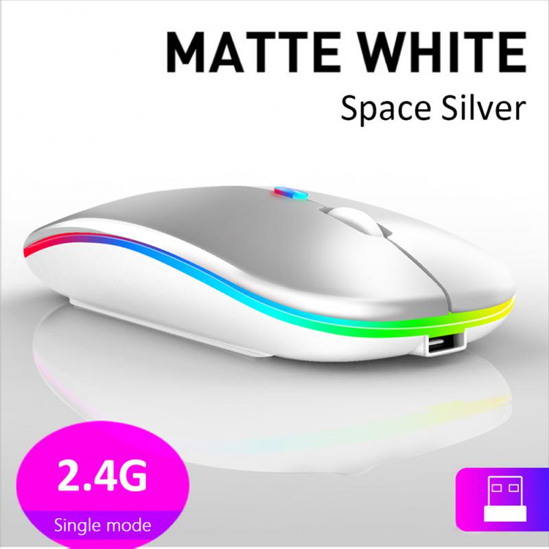 Pc Gamer Wireless Bluetooth Silent Mouse For MacBook Tablet Computer Laptop PC Mice Slim Quiet 2.4G Wireless Mouse Portable
