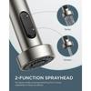 Kitchen Tap with Pull Down Sprayer, Stainless Steel Utility Single Handle Spring Sink, Kitchen Taps for Farmhouse Camper Laundry Rv Bar