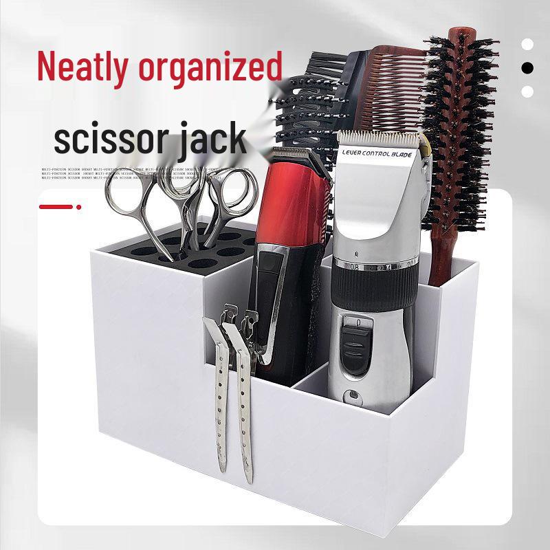 Boîte de Rangement Haut de Gamme Antidérapante pour Ciseaux de Coiffure pour Barbiers et Stylistes
