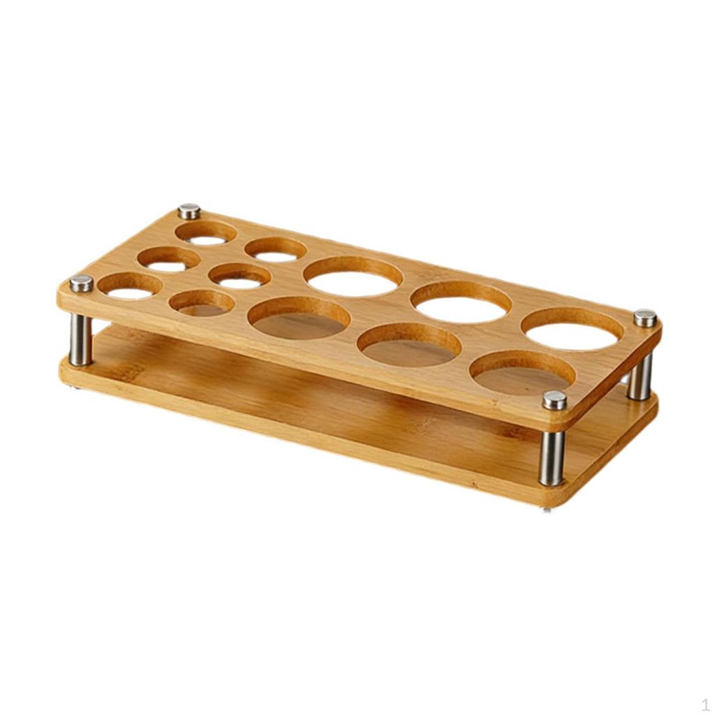 Cup Holder, Mug Tray, Glass Rack, Bamboo Construction, Drinking Tool, Suitable for Home