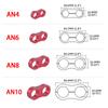 1PC Universal AN4 AN6 AN8 AN10 AN12 Aluminum Oil Fuel Water Hose Tube Separator Divider Clamp Aluminum Line Separator