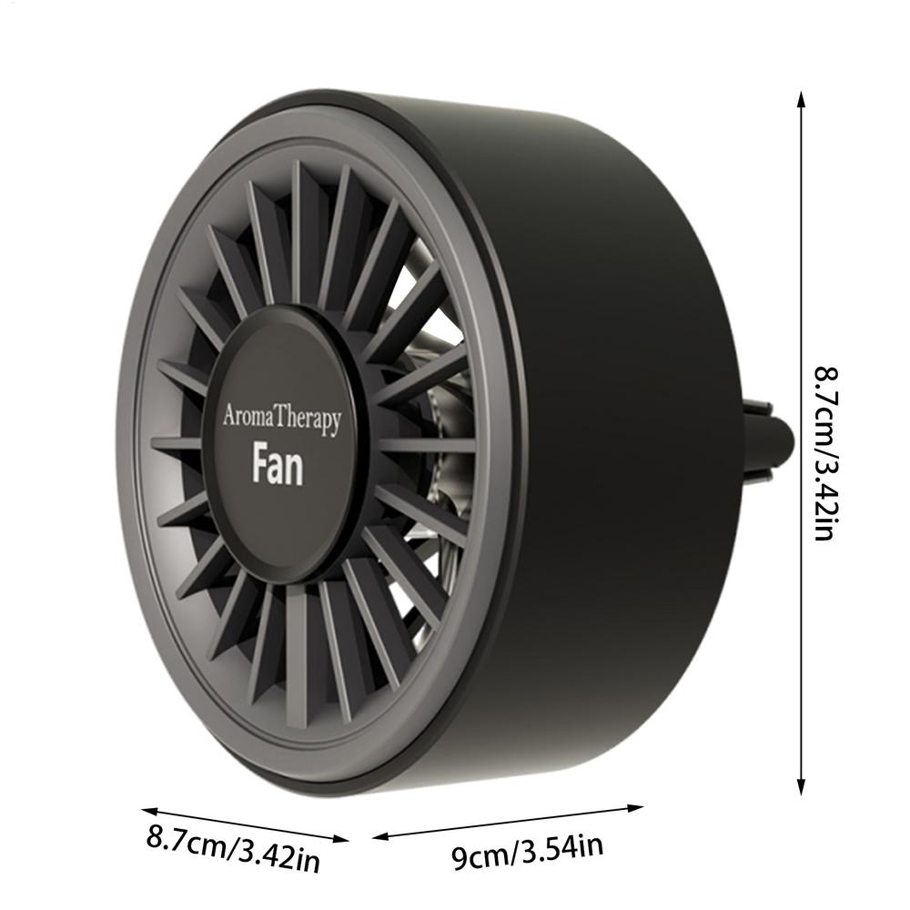 Car Fans USB Fan For Car Vent Scent Decoration With Colorful Light Portable Small Cooler For Pickup Vehicle Truck Home Room RV