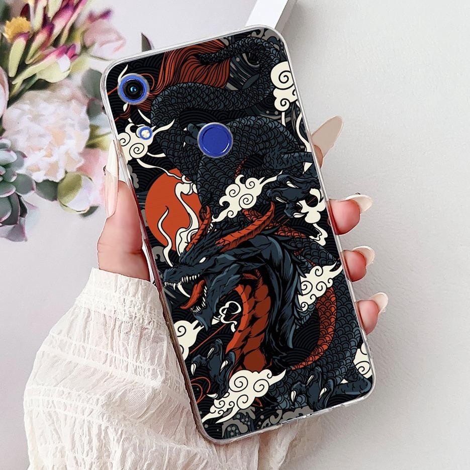 For Huawei Honor 8A Prime Case JAT-LX1 Cute Cat Butterfly Painted Cover Soft Silicone Case For Honor 8C 8X Honor8C Honor8X Shell
