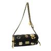 Trendy Small Cylinder Purse With Chain Strap And Secure Lock For Casual Outings
