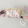 Creative Student Cosmetic Pouch With Cartoon Design Portable Hand Carry Water Resistant Polyester Makeup Organizers For Teens Women Daily Use