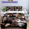 3pcs Evan Peters3 pattern bedding set duvet cover set includes duvet cover &pillowcases, perfect all season bedroom decoration & gift
