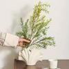 Vază Ceramică Frunză Ginkgo Vintage Stil Wabi Sabi Decor Luxos pentru Casă Camera de Zi Mobilier TV