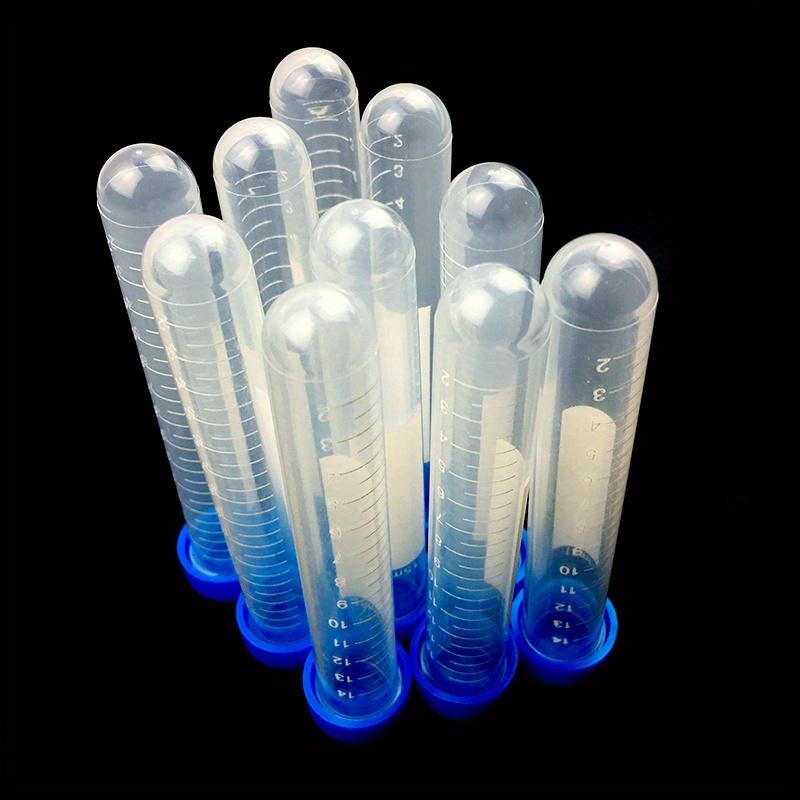 

20 шт./лот 15 мл Пластиковые лабораторные центрифужные пробирки с круглым дном Лабораторные пробирки с завинчивающейся крышкой и градуировкой Контейнер для заморозки 20pcs