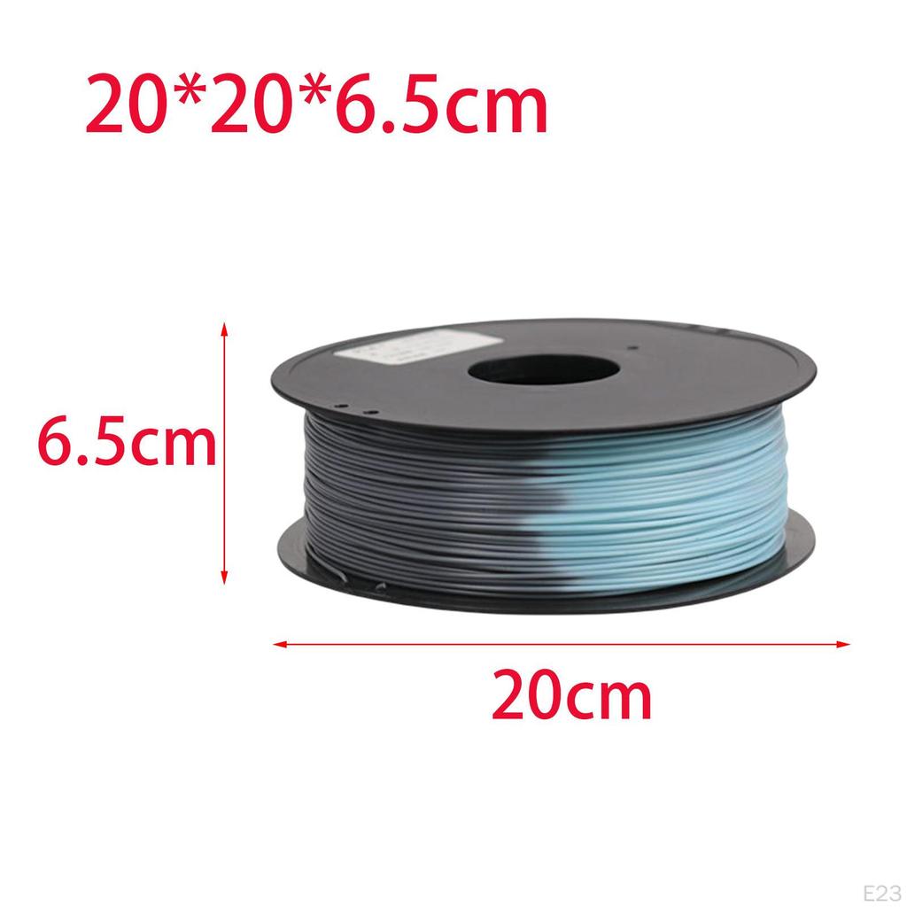 1.75mm PLA 3D Printer Filament 1kg 2.2lbs 330 Meters Wound Accessories for Printing
