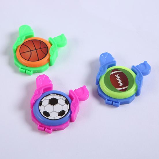 Cheap 10Pcs Soccer Ball Launcher Toy Funny Press Type Mini Kindergarten