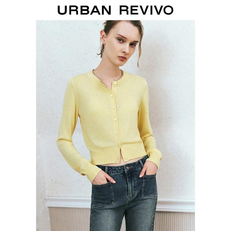Women s Color-Block Collar Knit Cardigan S