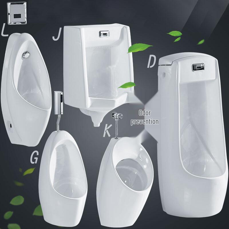 Yidashang 89198 Wall-Mounted Ceramic Urinal