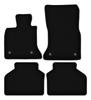 PODSTAWOWE czarne welurowe dywaniki podłogowe dla: BMW GT F07 FL GT (2013-2018)
