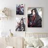 1 szt. Anime G-Grandmaster Mo D-Dao Z-Zu S-Shi M-MDZS Samoprzylepny Plakat Artystyczny Wodoodporna Naklejka Papierowa Dom Bar Pokój Dekoracja Ścienna