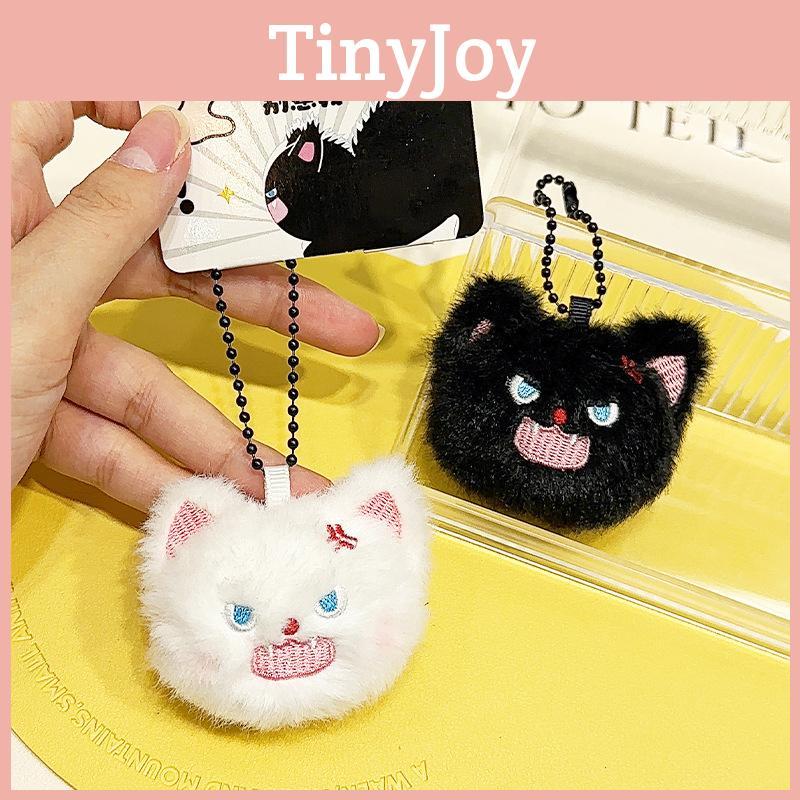 Angry Fury Explosive Kitten Plush Pendant Keychain For Daily Accessories